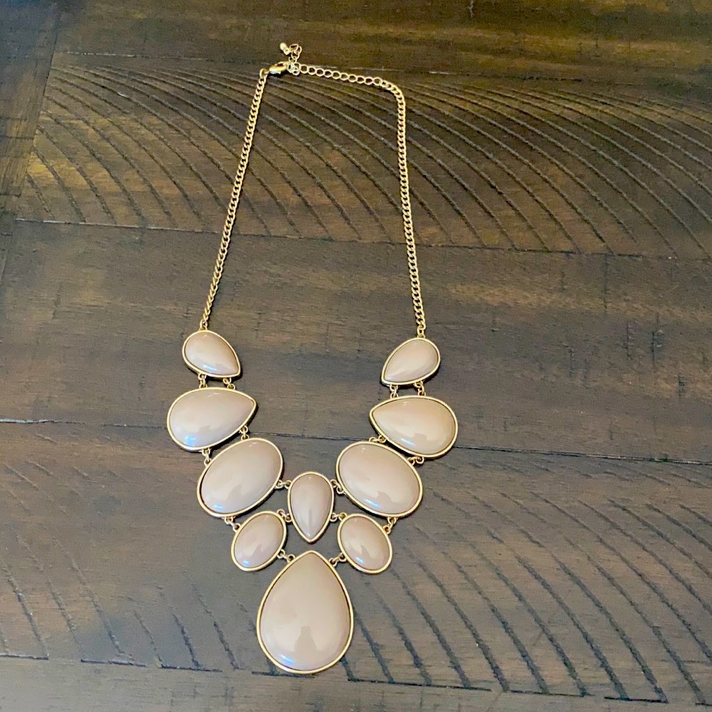 Brown and gold necklace